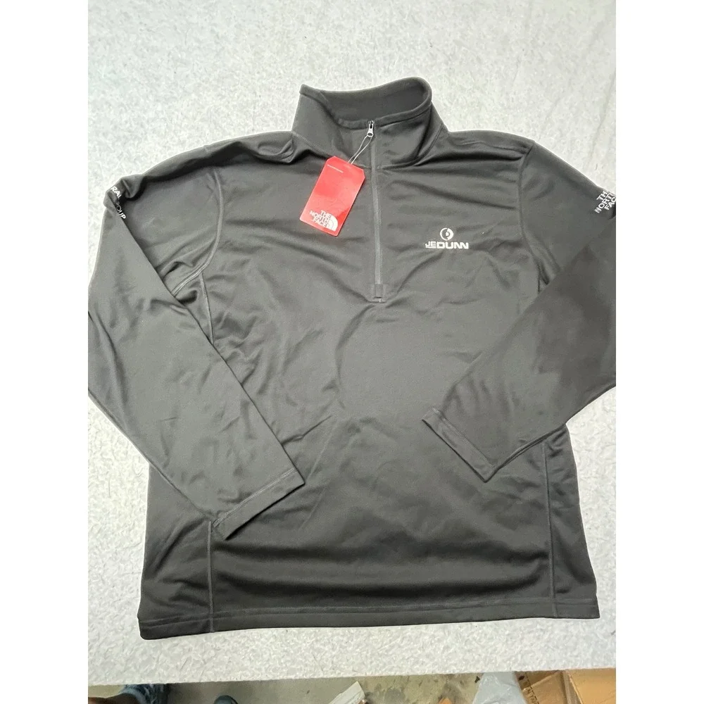The North Face Mens‎ Tech 1/4 Zip Fleece Pullover Black XL JEDUNN